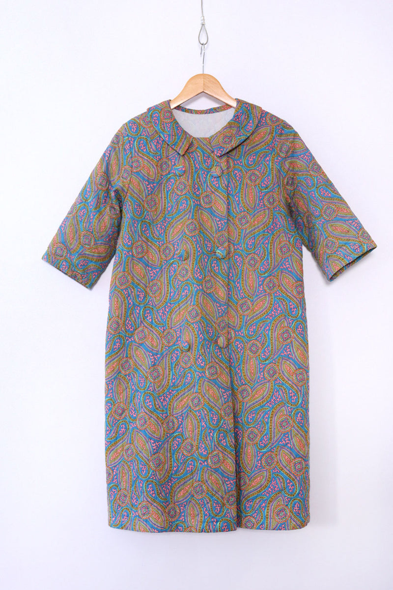Quilted Paisley Flare Jacket XS-M