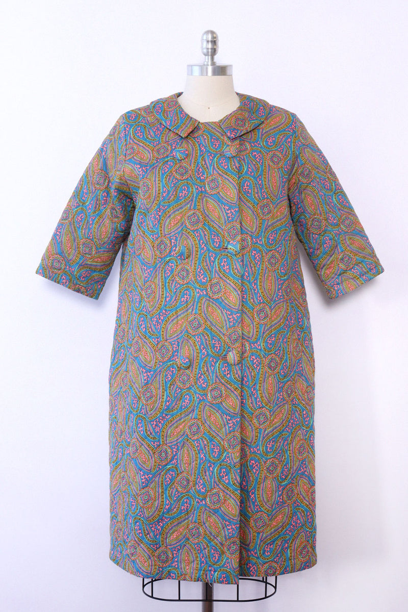 Quilted Paisley Flare Jacket XS-M