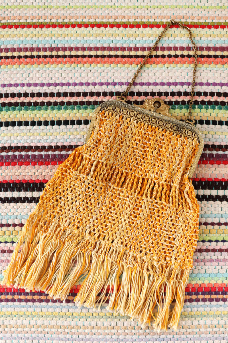 Clementine Crochet 1920s Purse