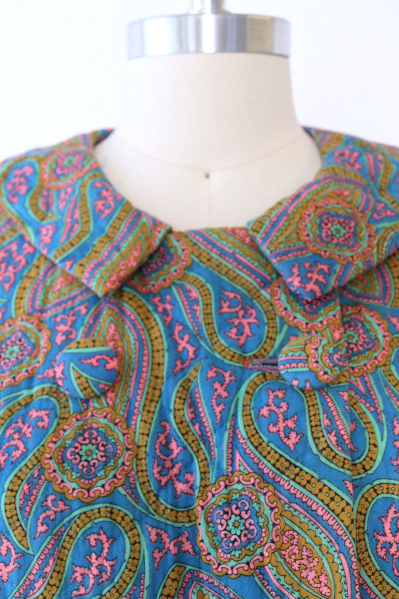 Quilted Paisley Flare Jacket XS-M