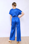 Cool Blue Wrap Jumpsuit S/M