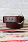 Brown Saddle Leather Switchback Belt