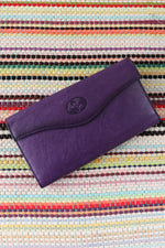 Violet Leather Deadstock Wallet