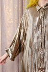 Liquid Gold Shirtdress S-L