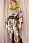 Liquid Gold Shirtdress S-L