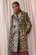 Jaguar Faux Fur Mod Coat XS-M