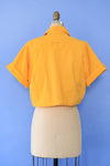 Mola Appliqué Crop Blouse M/L