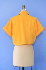 Mola Appliqué Crop Blouse M/L