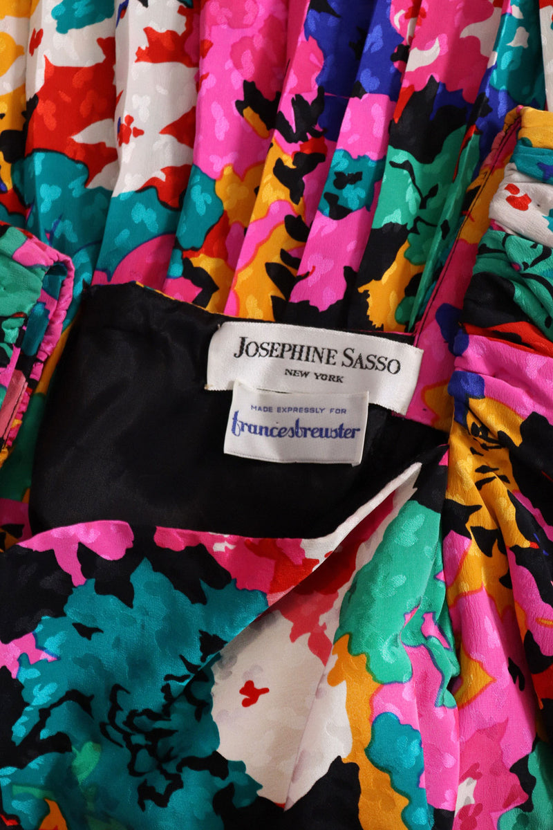 Frances Vibrant Silk Garden Dress S/M
