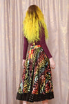 1950s Rainbow Sequin Full Circle Skirt XS/S