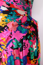 Frances Vibrant Silk Garden Dress S/M