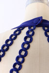 Indigo Cage Back Bodycon XS