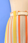 Dalton Sunshine Stripe Skirt S/M