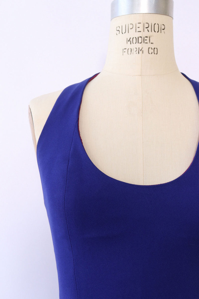 Indigo Cage Back Bodycon XS