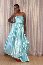 Sky Tafetta Ball Gown XS