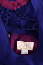 Indigo Cage Back Bodycon XS