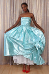 Sky Tafetta Ball Gown XS