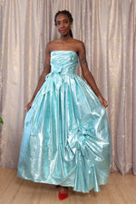 Sky Tafetta Ball Gown XS