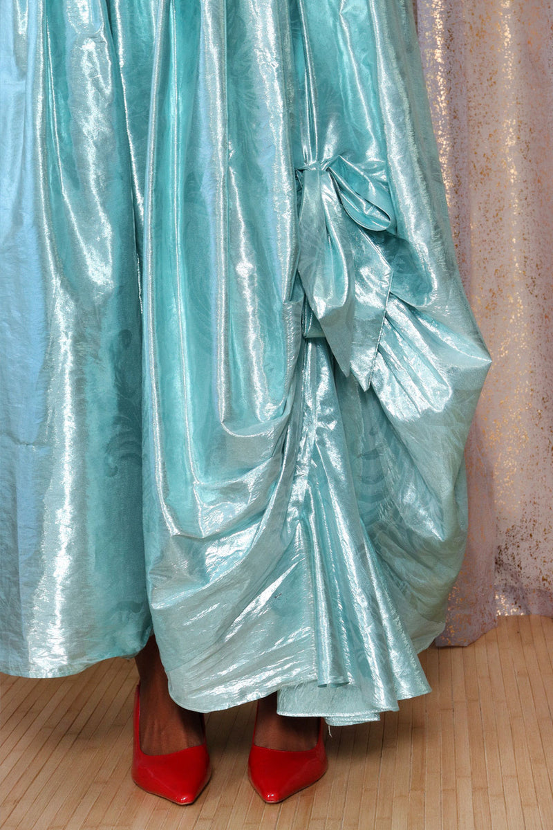 Sky Tafetta Ball Gown XS