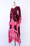 Pink Peacock Deco Caftan S-XL