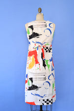 Jeanette Paintstroke Maternity Dress S