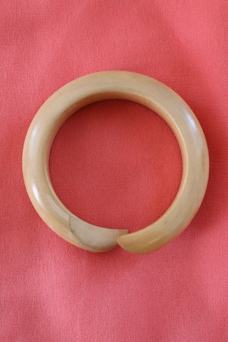 Bleached Wood Split Bangle