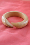 Bleached Wood Split Bangle