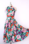 Open Back Garden Party Dress M