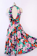 Open Back Garden Party Dress M