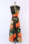 Painterly Poppies Embellished Maxi S/M