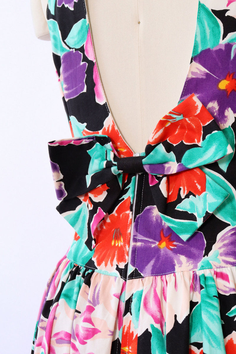Open Back Garden Party Dress M
