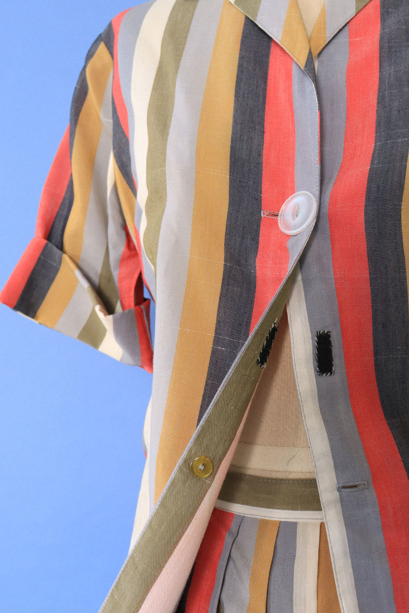 Fritzi Earthtone Stripe Set S