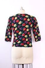 Ungaro Rosette Stretch Top S