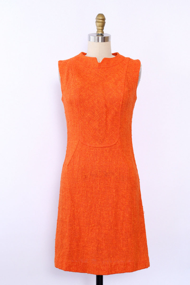 Textured Tangerine Sheath XS