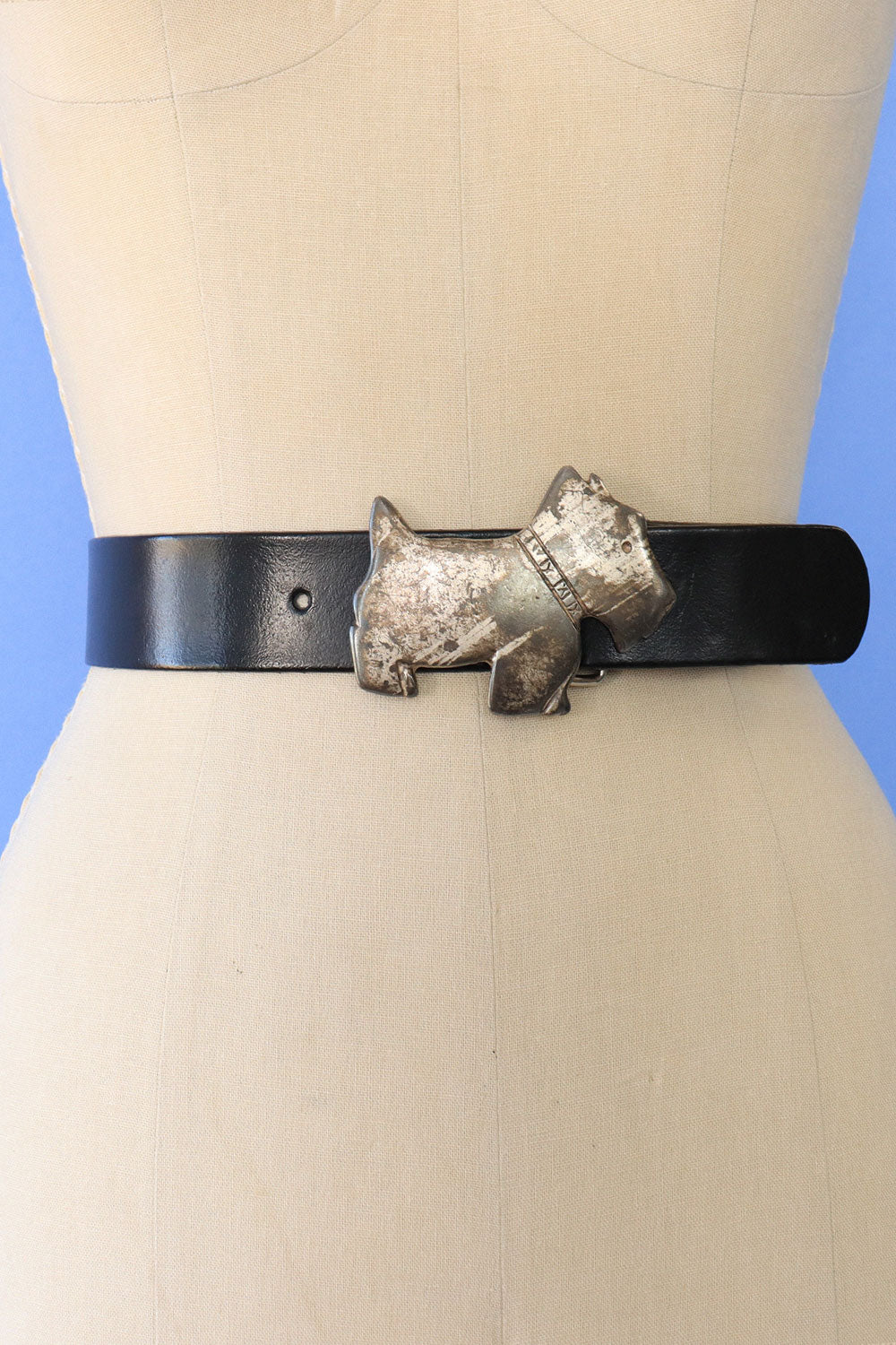 French Scottie Dog Belt
