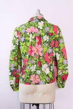 Technicolor Floral Buttondown M
