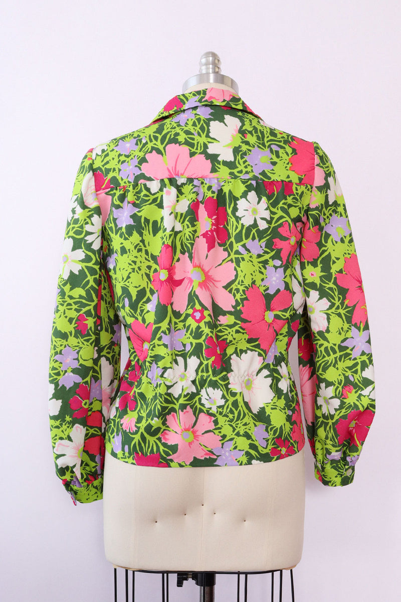 Technicolor Floral Buttondown M