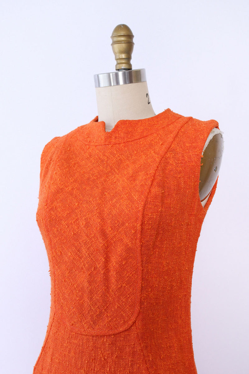 Textured Tangerine Sheath XS