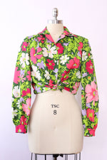 Technicolor Floral Buttondown M