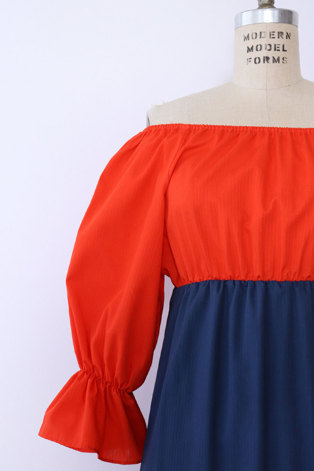 Primary Colorblocked Peasant Maxi XS-M