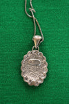 Sunset Medallion Sterling Necklace