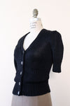 Ralph Lauren Thick Silk Knit Cardigan S