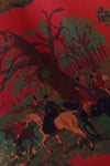 Horse Riding Print Rayon Skirt S/M