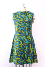 Trippy Cotton Fit Flare Dress M/L