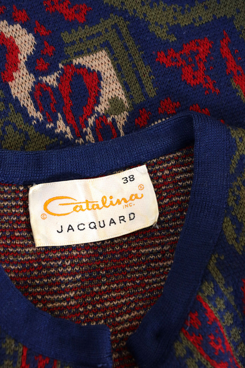 Catalina Baroque Intarsia Cardi M/L
