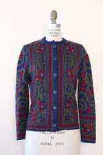 Catalina Baroque Intarsia Cardi M/L