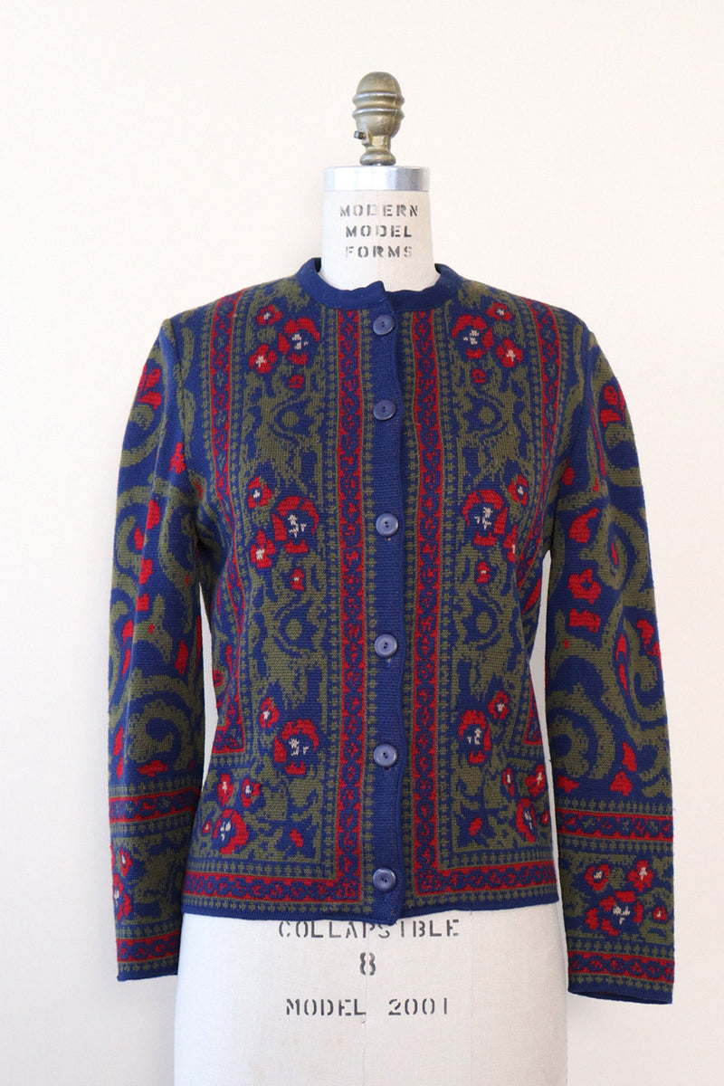 Catalina Baroque Intarsia Cardi M/L