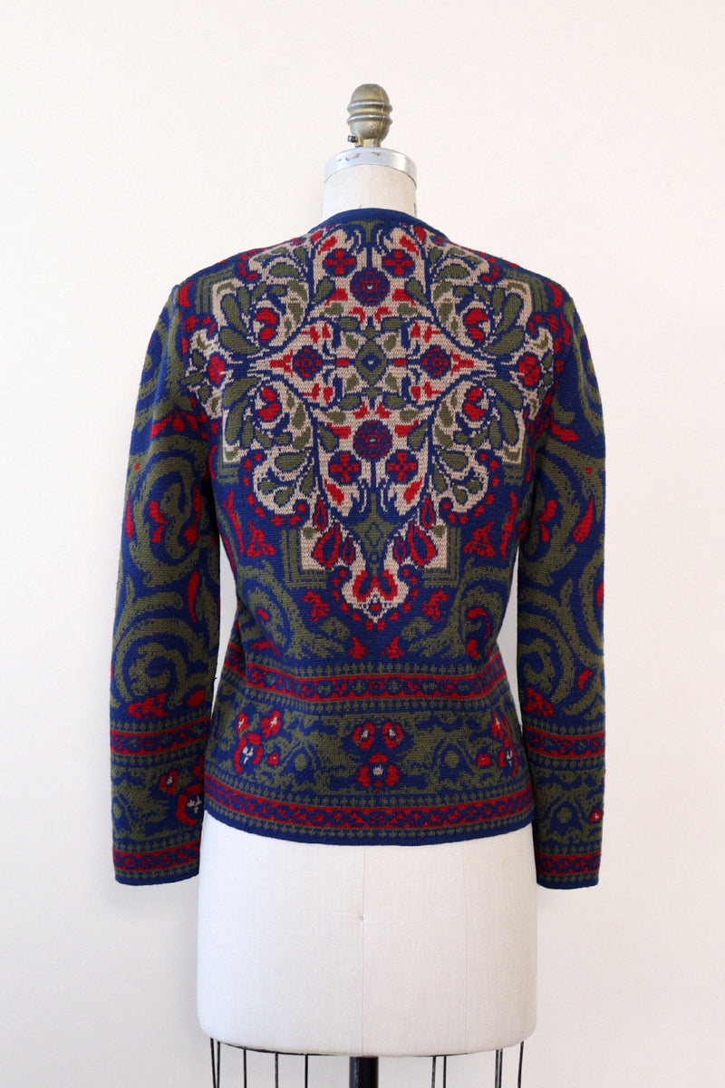 Catalina Baroque Intarsia Cardi M/L