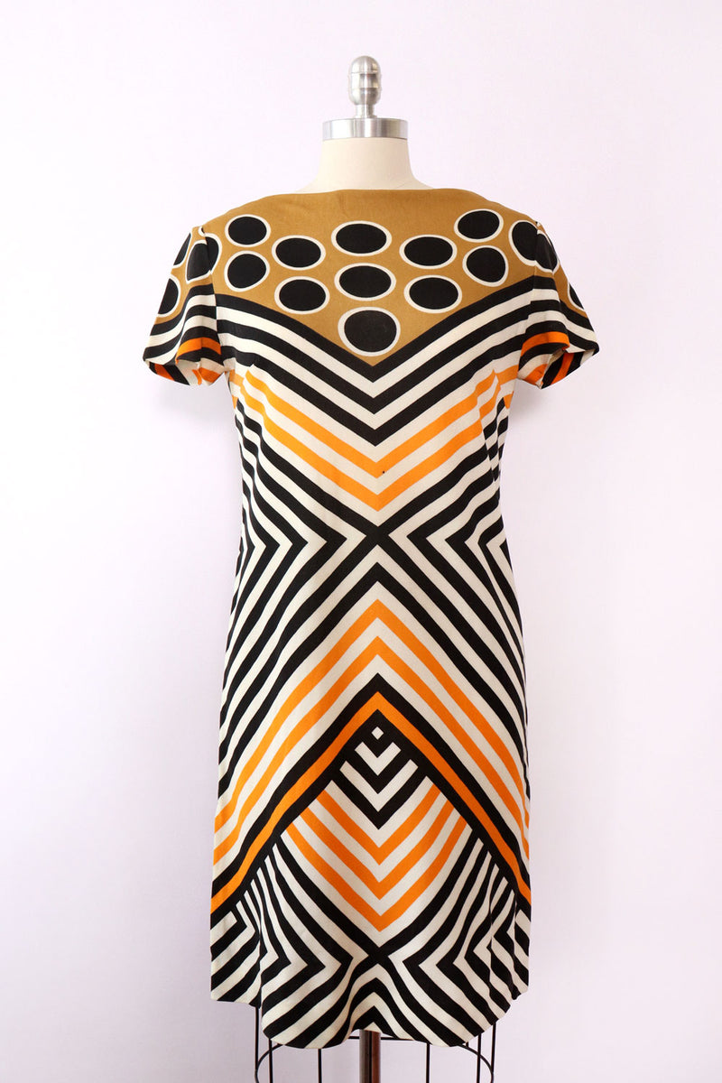 Graphic Knit Dress M