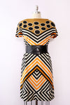 Graphic Knit Dress M